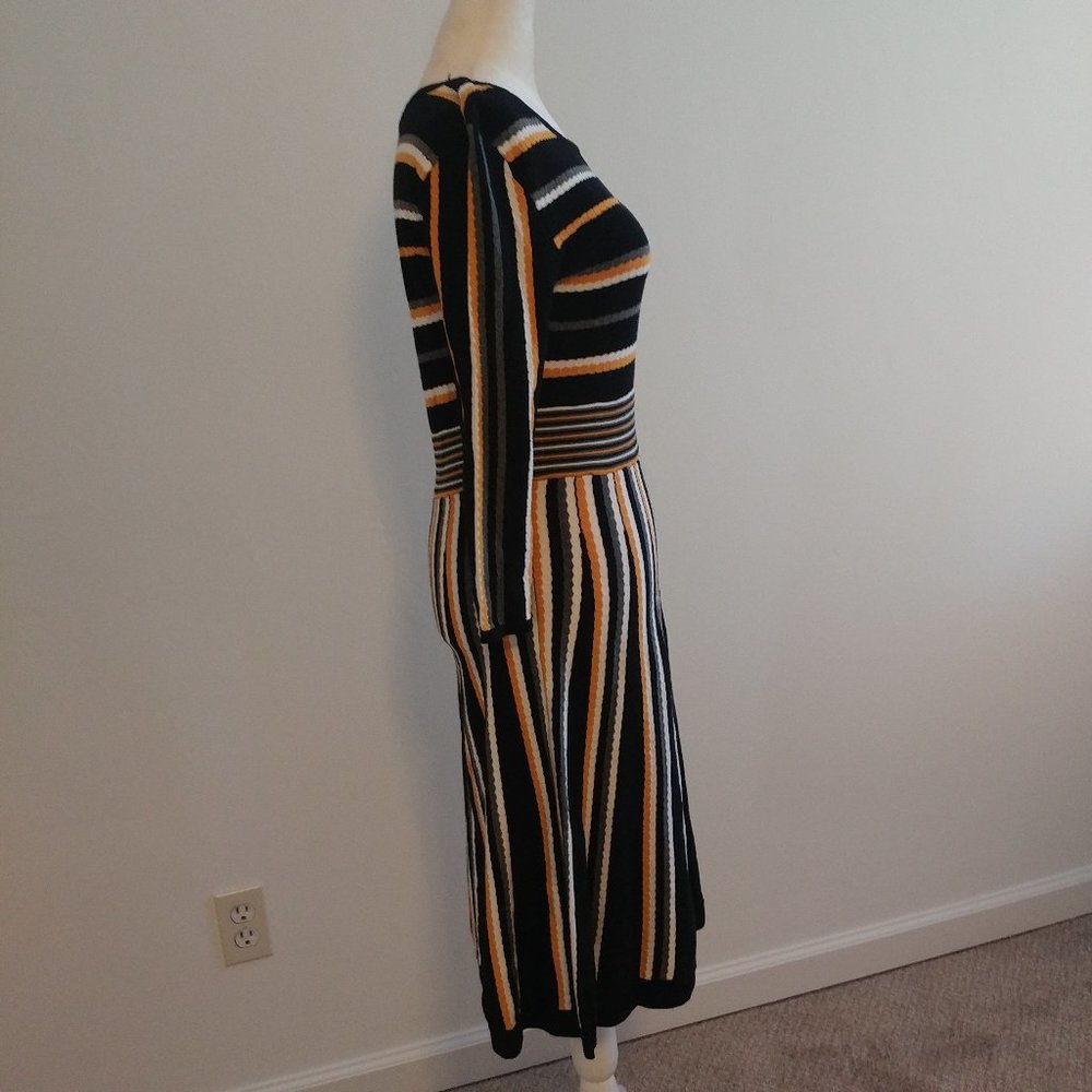Appraisal Black Multi Colored Knit Dress - Misses Small - Picture 6 of 7